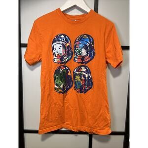 Billionaire Boys Club BBC Astronaut Head Orange T-Shirt - Unisex Size Medium